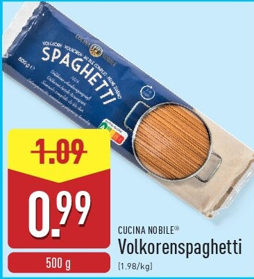Volkorenspaghetti