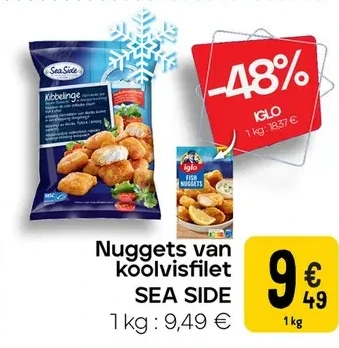 Nuggets van koolvisfilet