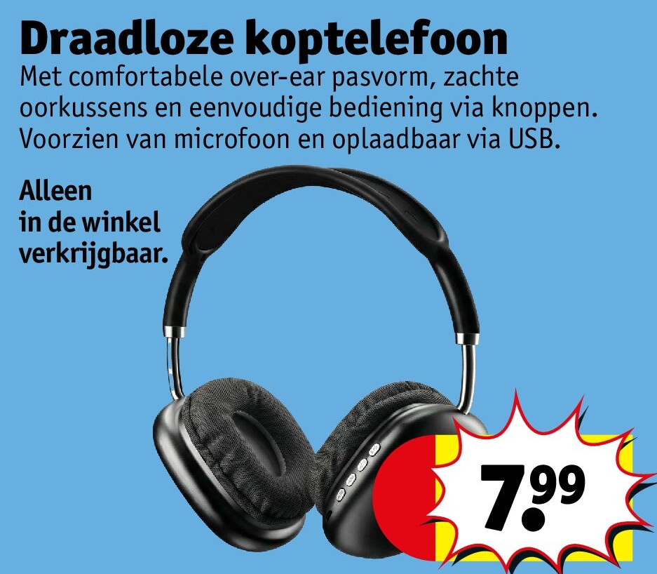 Draadloze koptelefoon