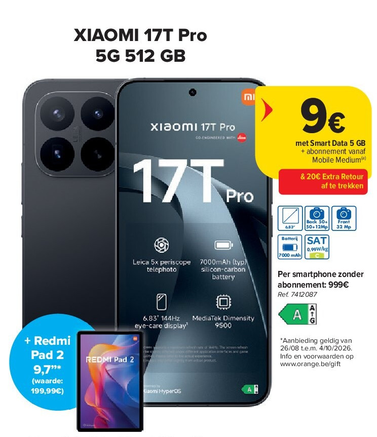 XIAOMI 17T Pro 5G 512 GB