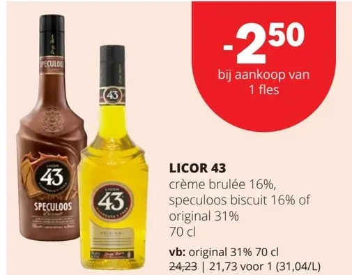 LICOR 43 original 31% 70 cl