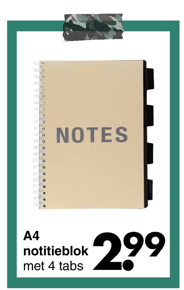 A4 notitieblok