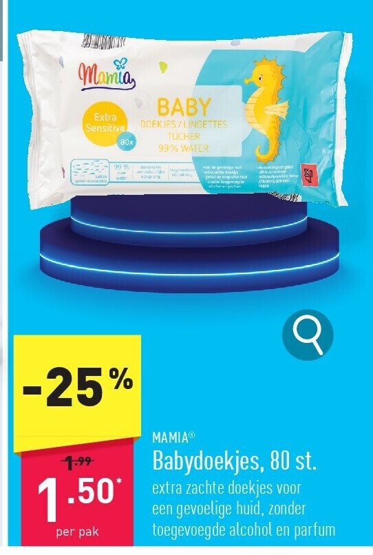 Babydoekjes, 80st.