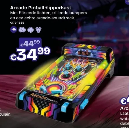 Arcade Pinball flipperkast