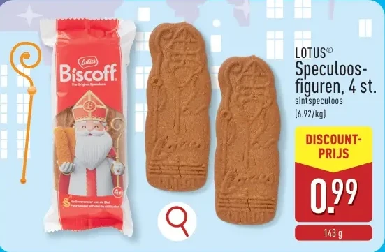 Speculoos- figuren, 4 st.