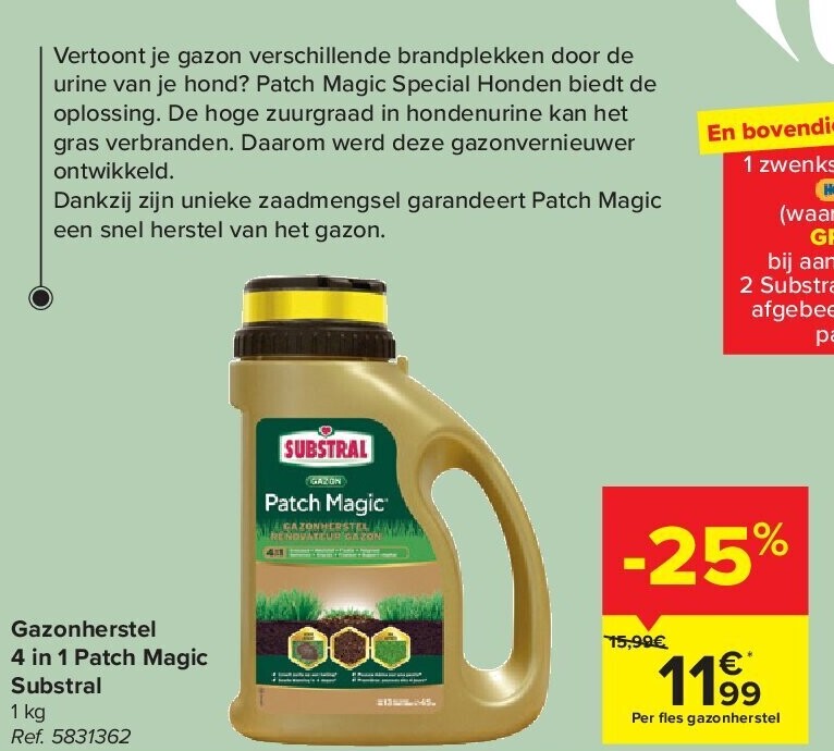 Gazonherstel 4 in 1 Patch Magic Substral