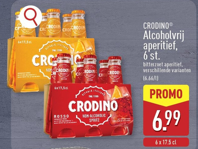 Alcoholvrij aperitief, 6st.