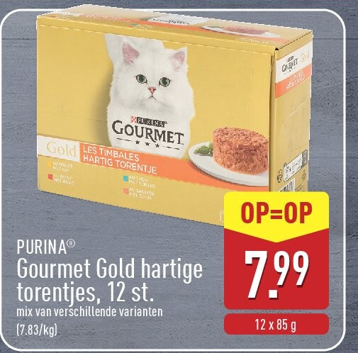 Gourmet Gold hartige torentjes, 12st.