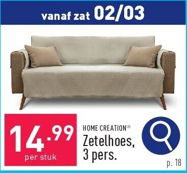 Zetelhoes, 3 pers.