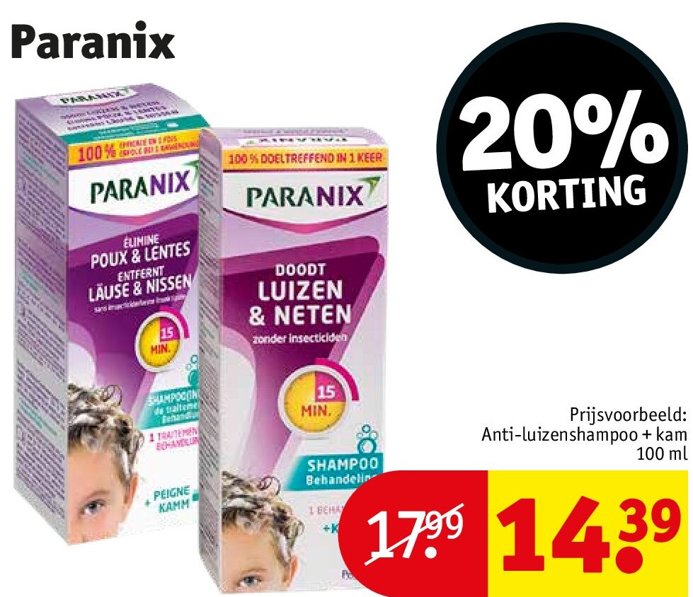 Anti-luizenshampoo + kam 100 ml