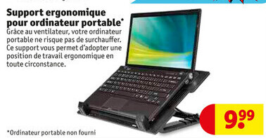 Support ergonomique pour ordinateur portable