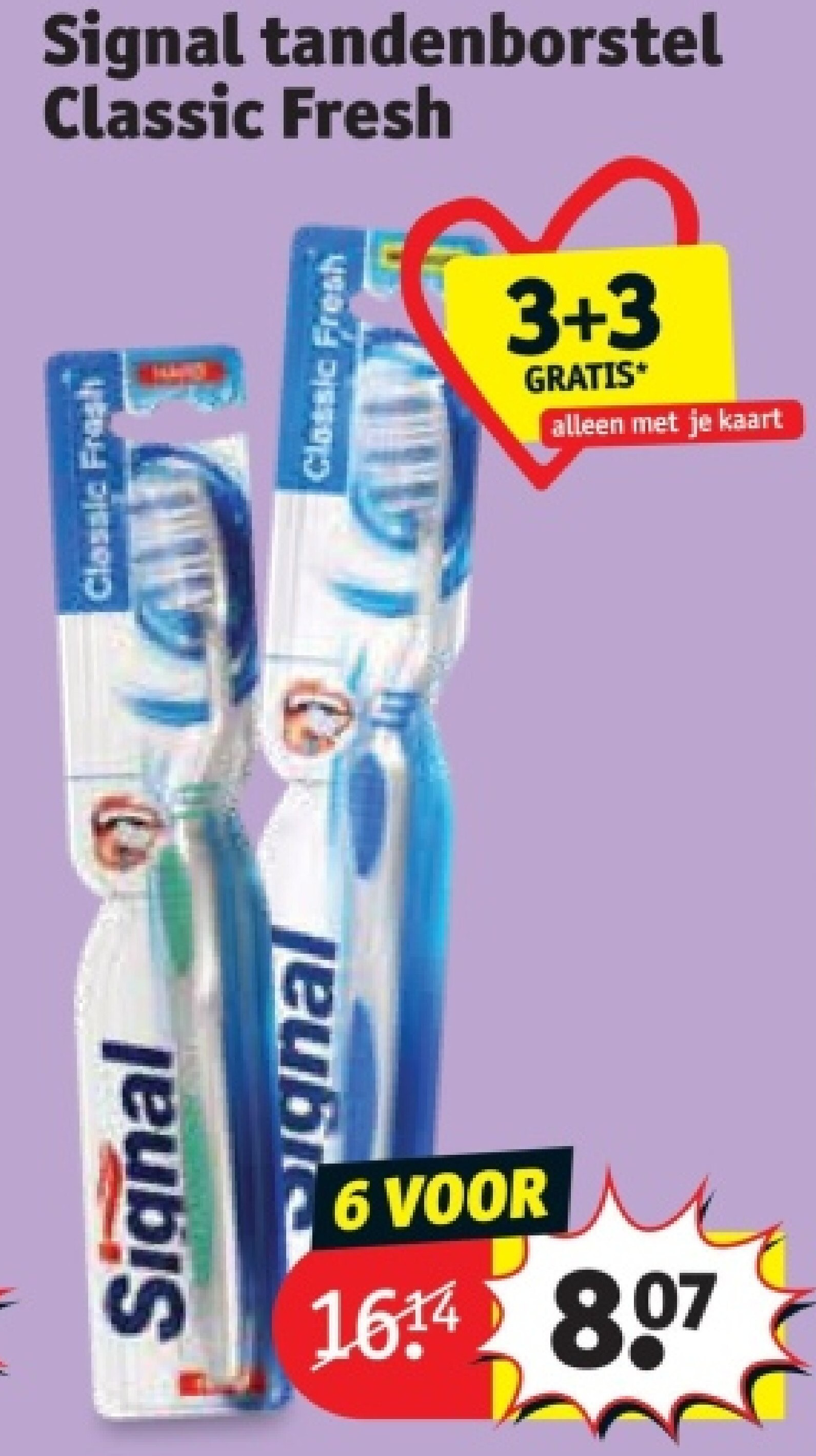 Signal tandenborstel Classic Fresh