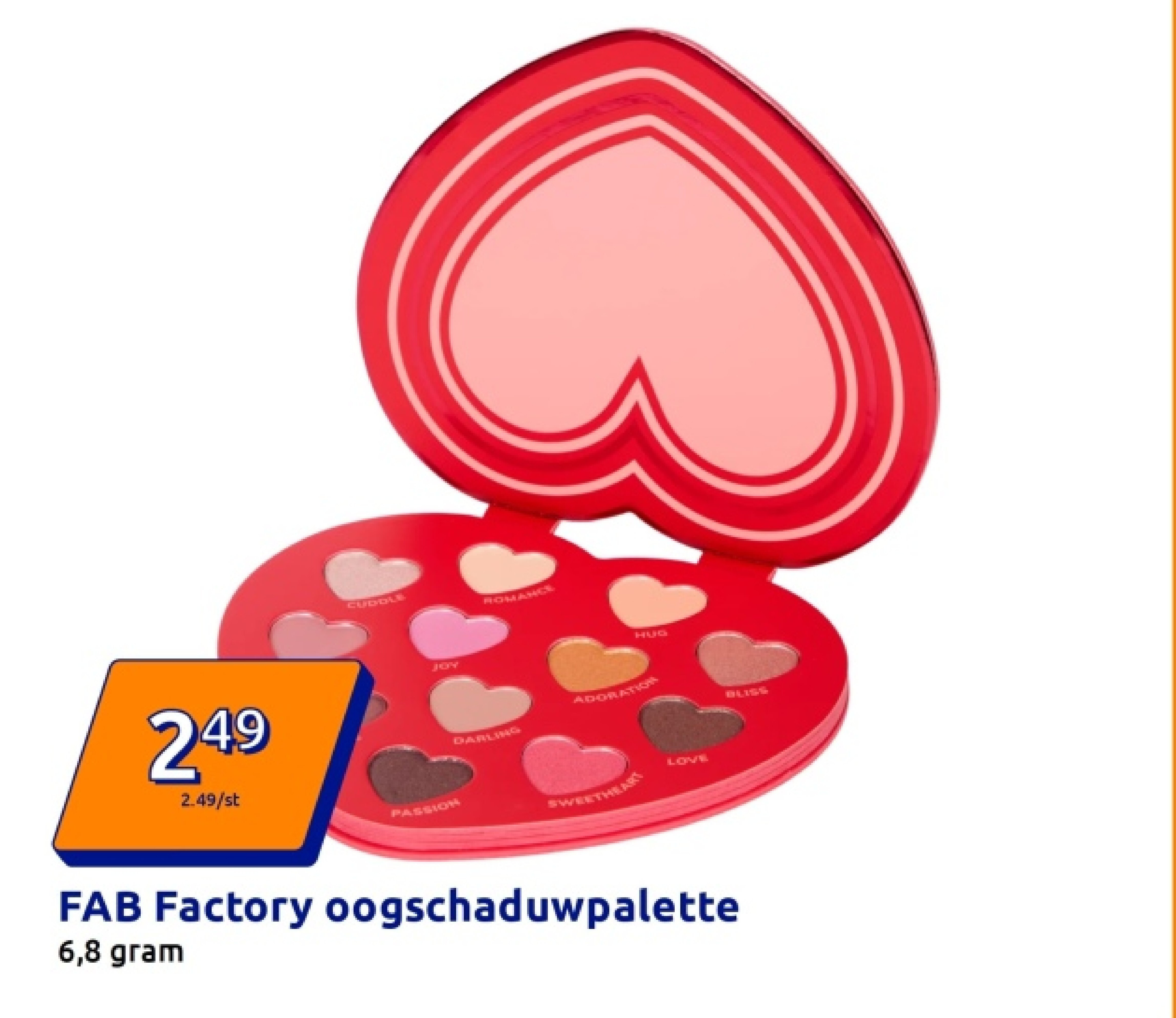 FAB Factory oogschaduwpalette