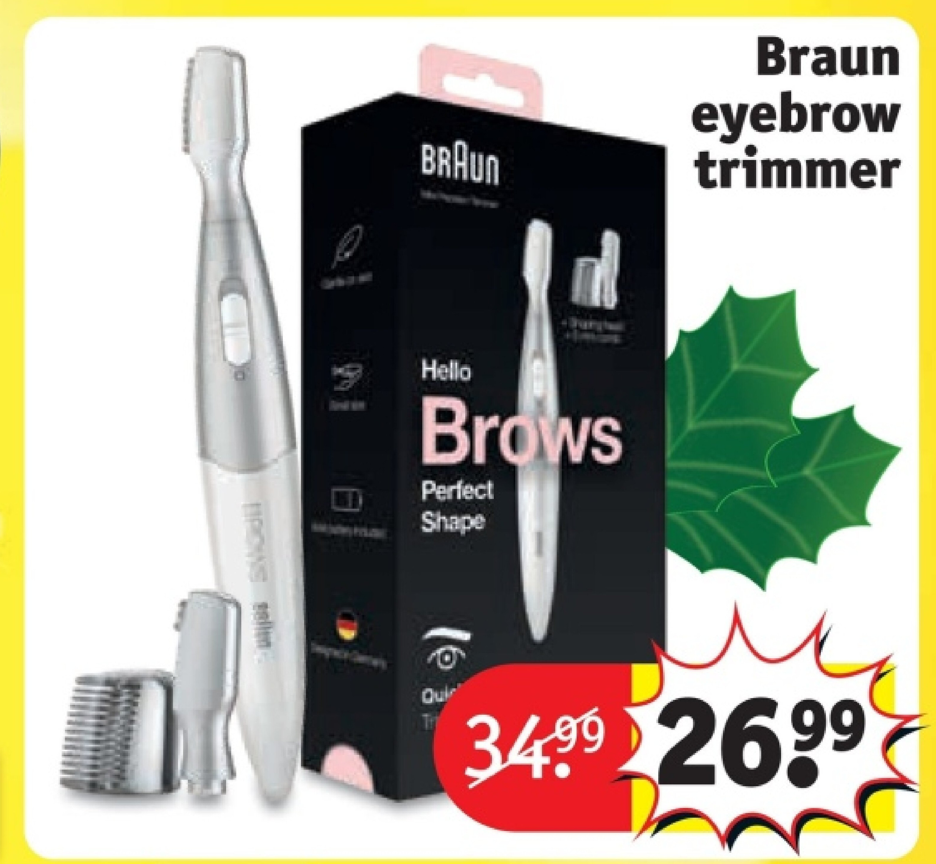 Braun eyebrow trimmer