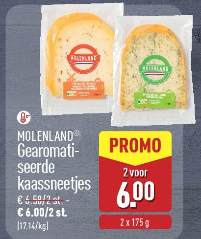 Gearomati- seerde kaassneetjes