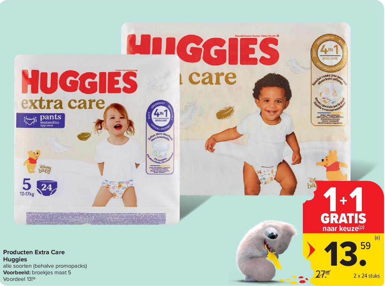 Producten Extra Care Huggies
