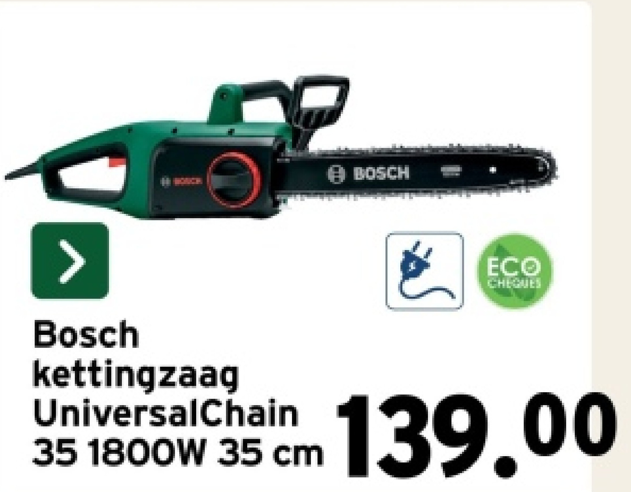 Bosch kettingzaag UniversalChain 35 1800W 35 cm