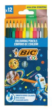 Set van 12 kleurpotloden Cosmo