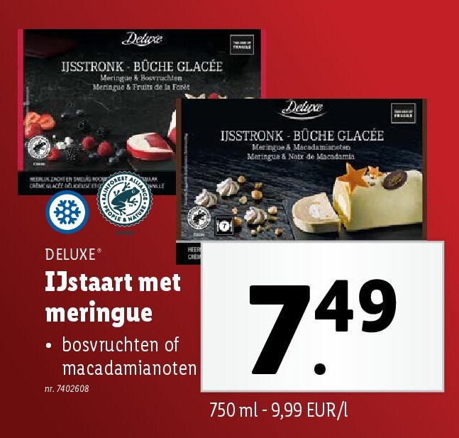 IJstaart met meringue