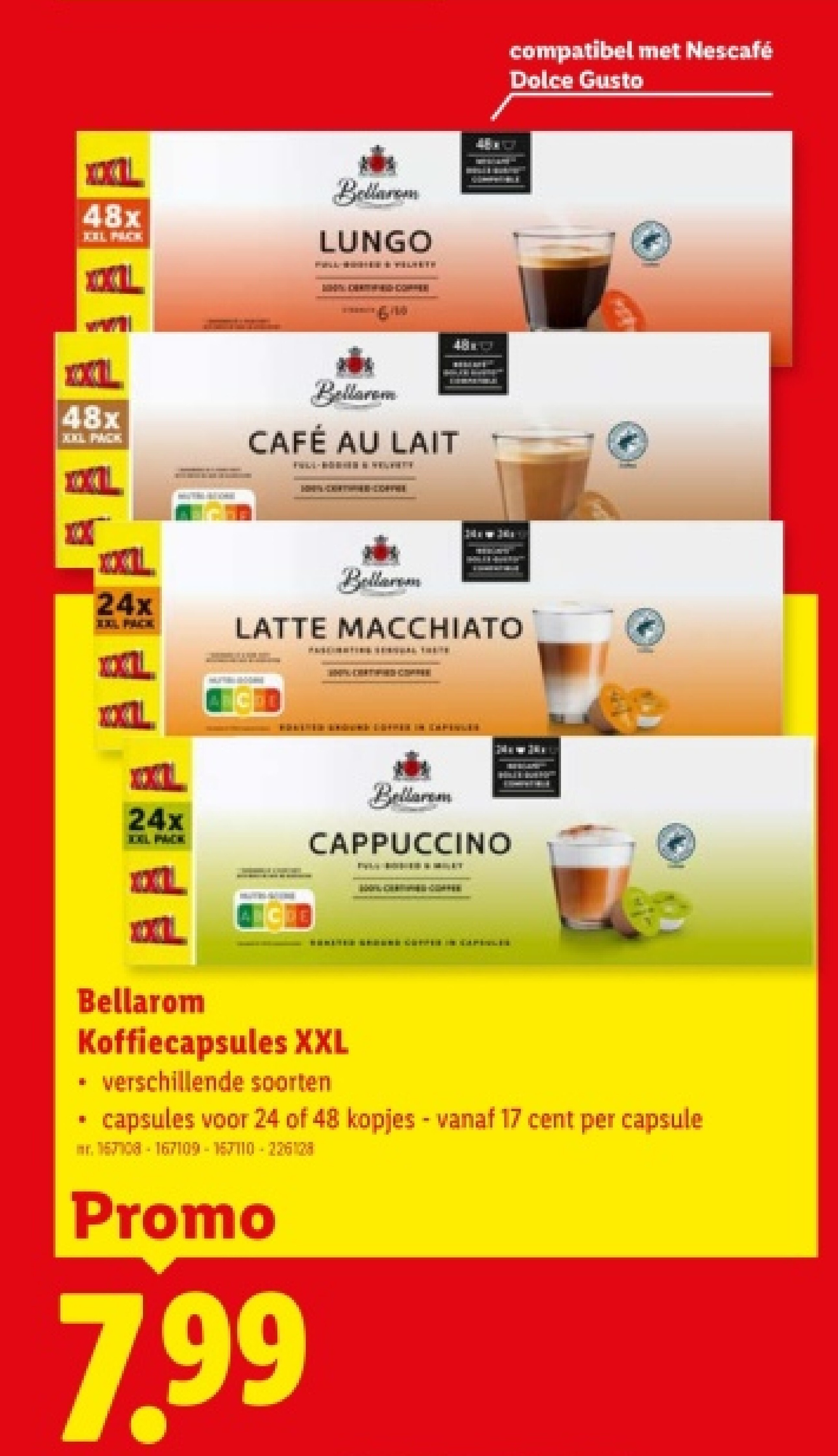 Koffiecapsules XXL