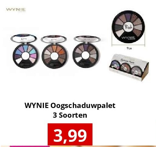 WYNIE Oogschaduwpalet 3 Soorten