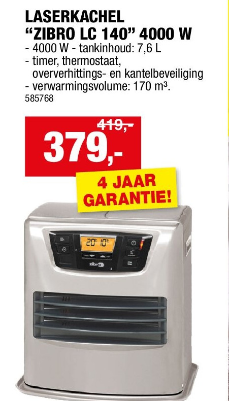 LASERKACHEL “ZIBRO LC 140” 4000 W