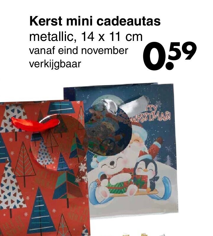 Kerst mini cadeautas