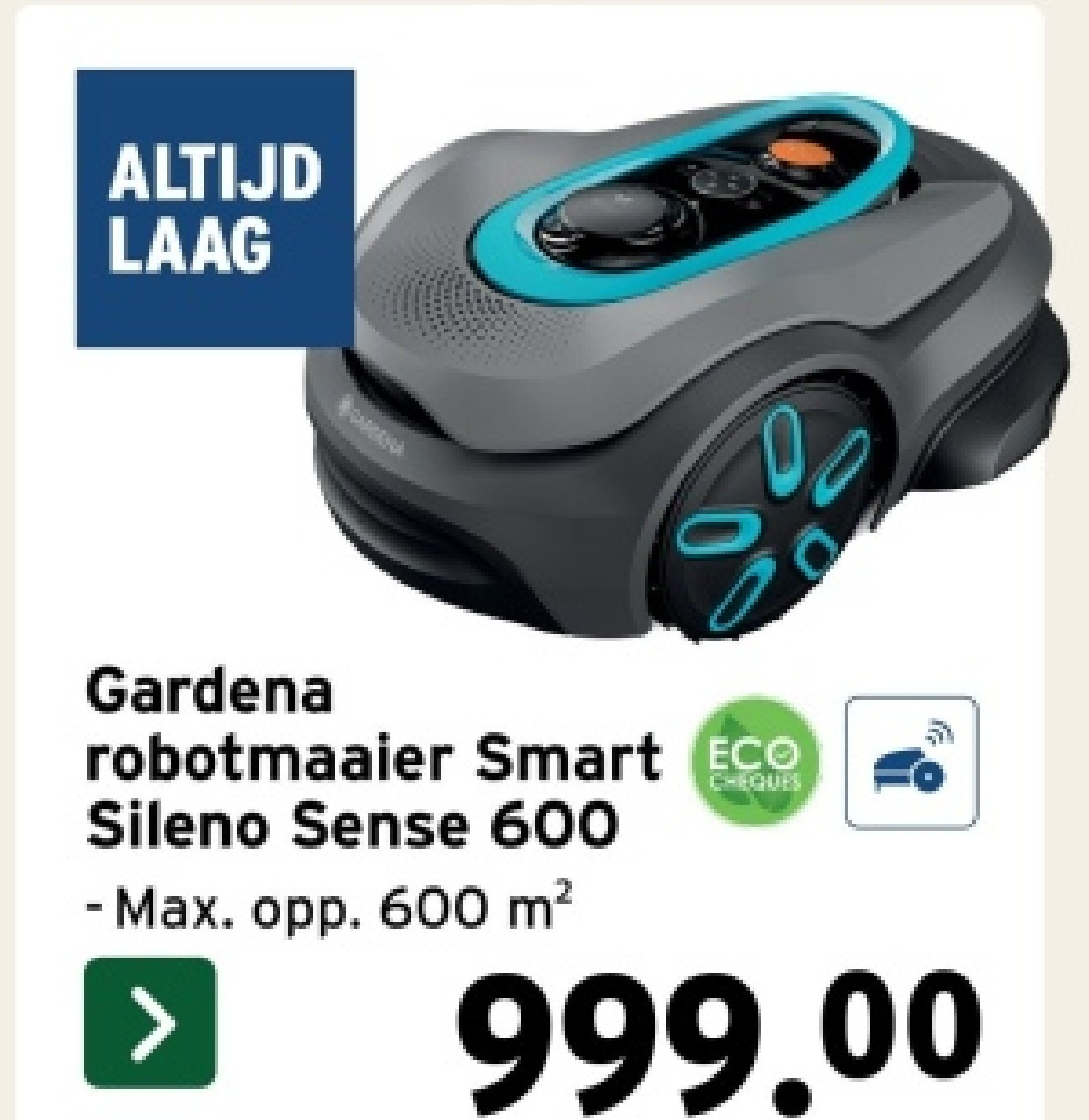 Gardena robotmaaier Smart Sileno Sense 600