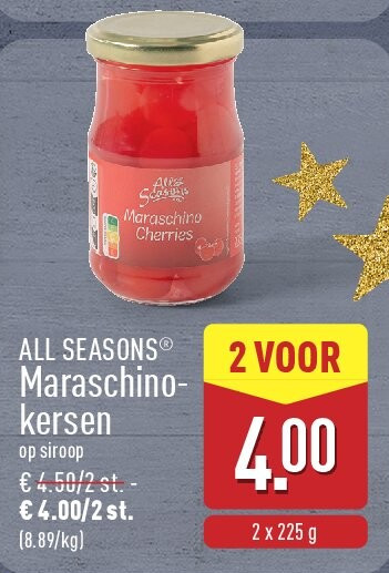 Maraschino­ kersen