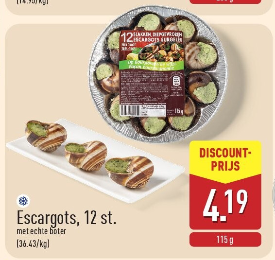Escargots, 12st.