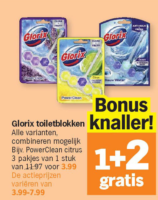 Glorix toiletblokken
