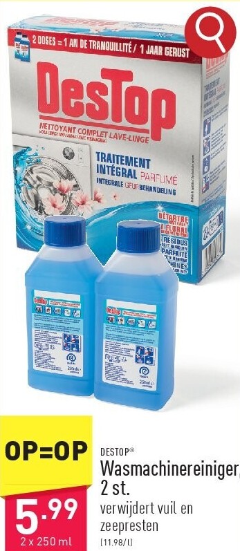 Wasmachinereiniger, 2 st.