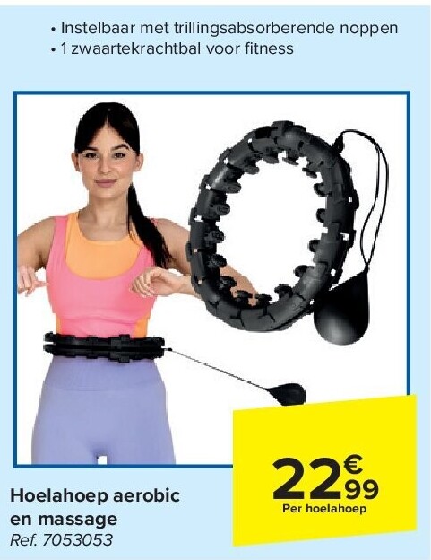 Hoelahoep aerobic en massage