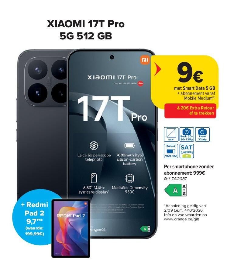 XIAOMI 17T Pro 5G 512 GB