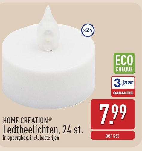 Ledtheelichten, 24st.