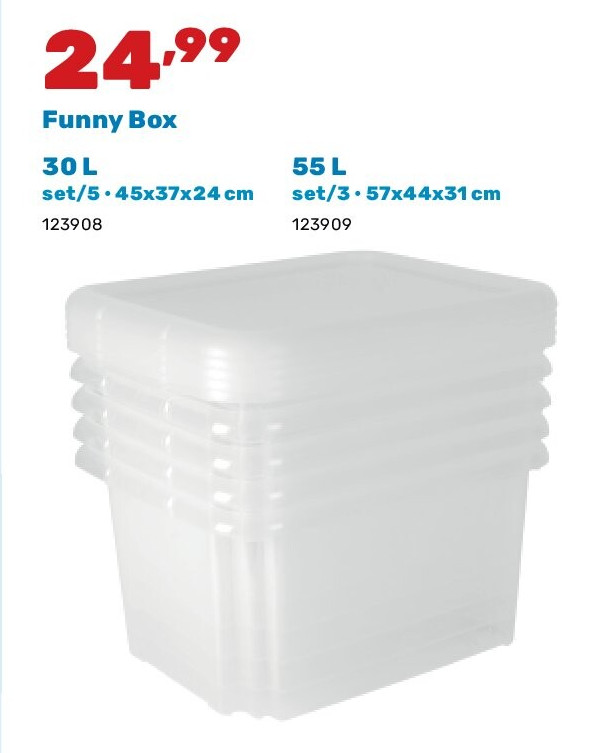 Funny Box 30 L set/5 • 45x37x24 cm