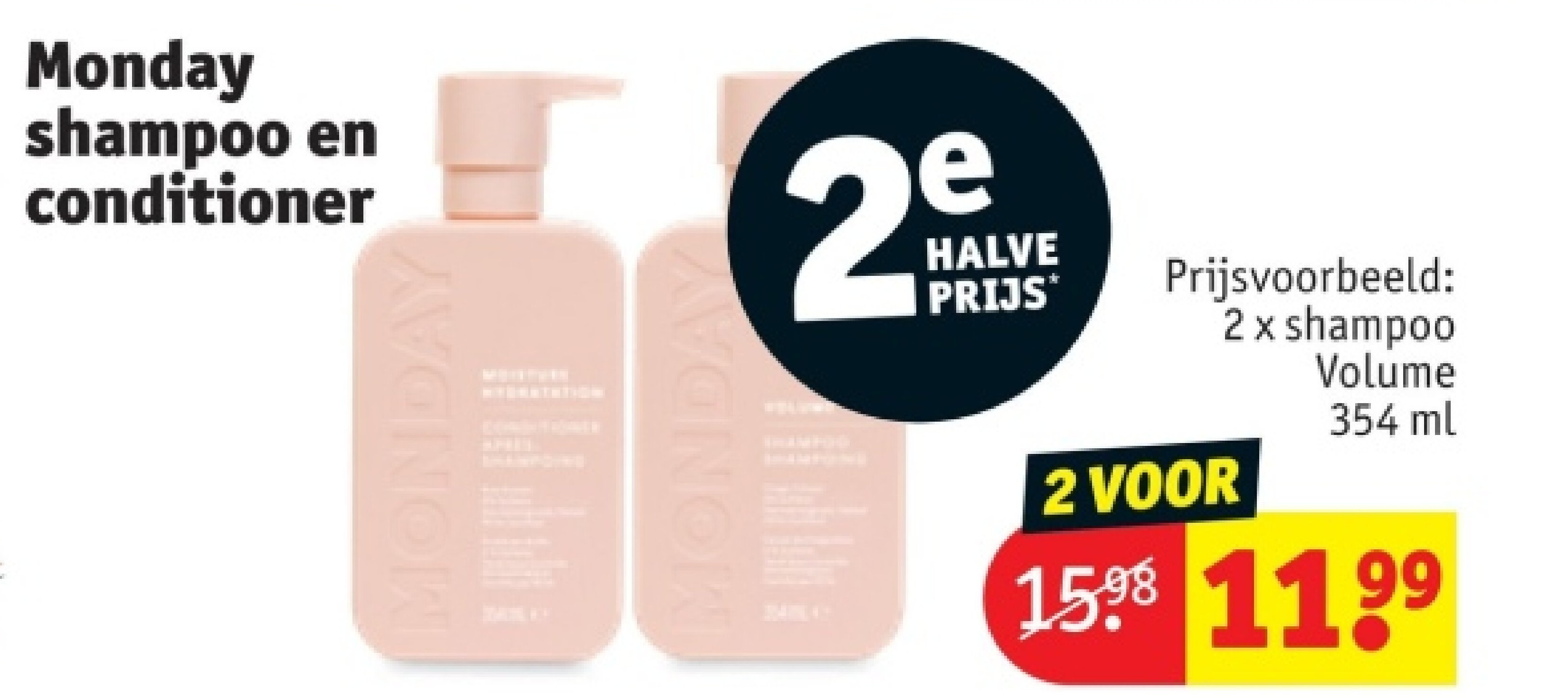 2 x shampoo Volume 354 ml