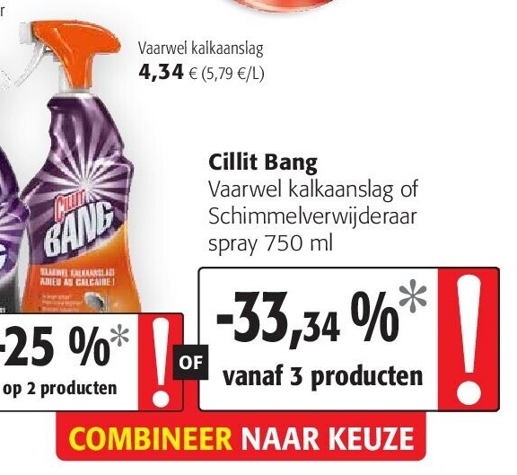 Cillit Bang Vaarwel kalkaanslag