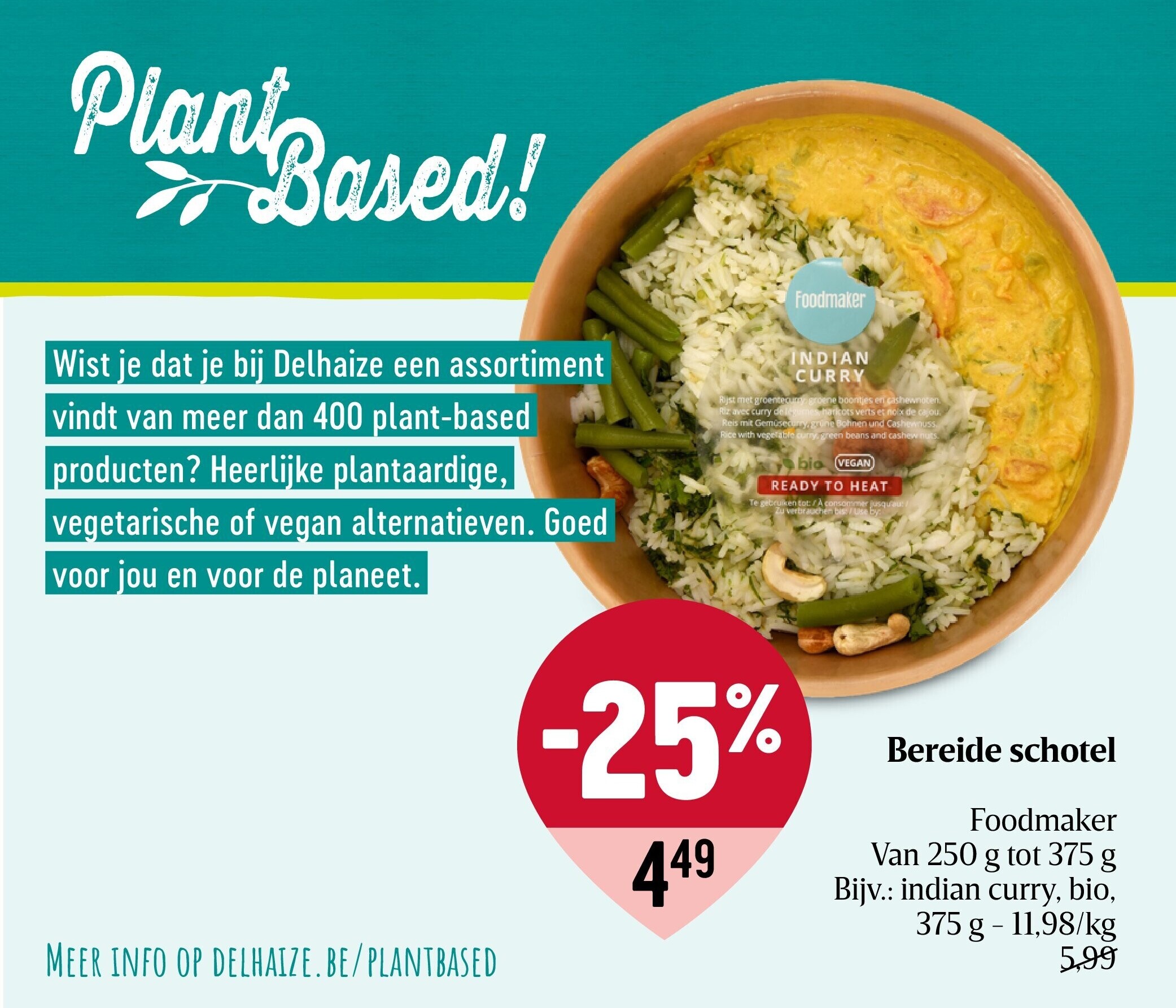 Bereide schotel Foodmaker Van 250