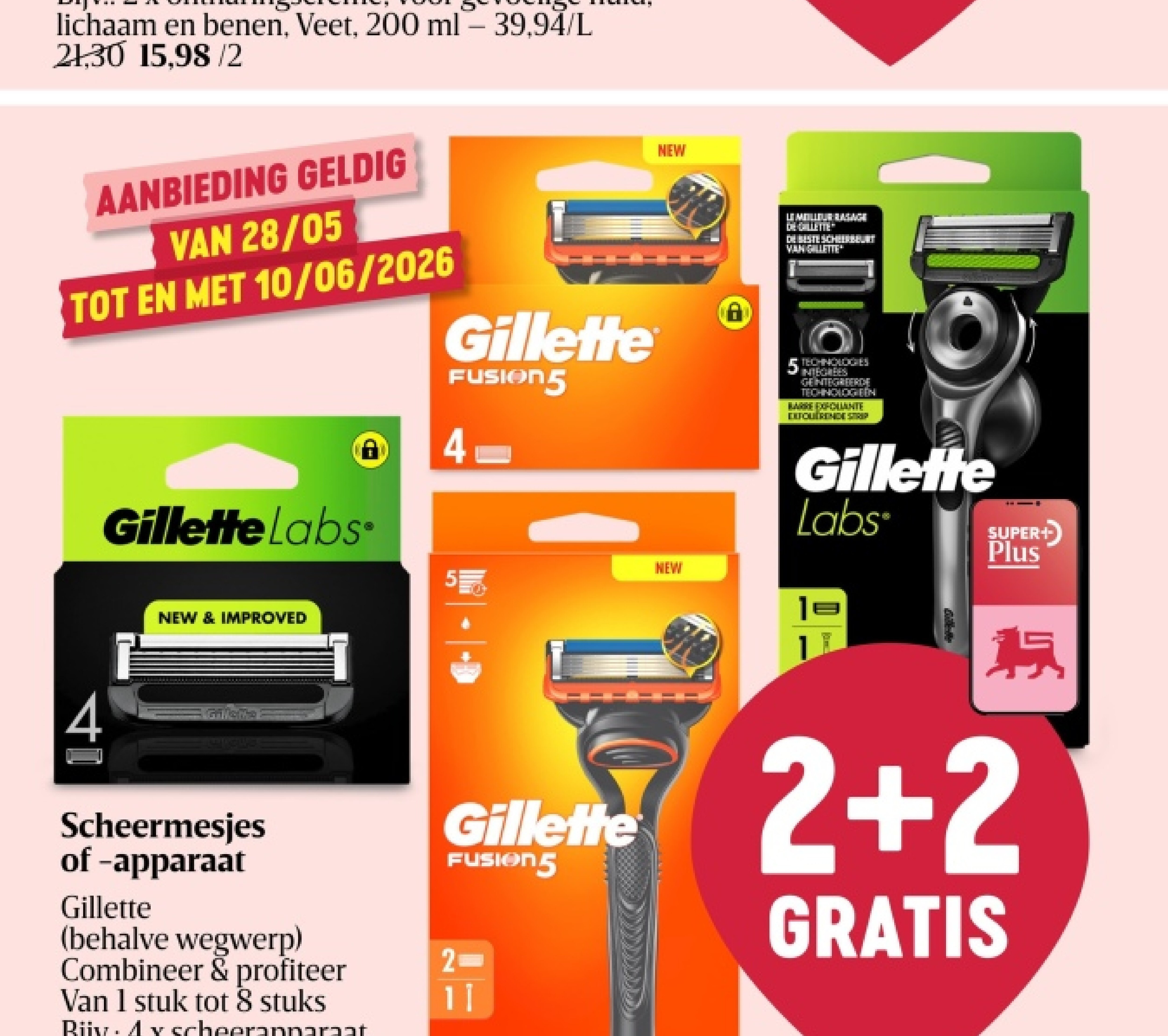 Scheermesjes of -apparaat