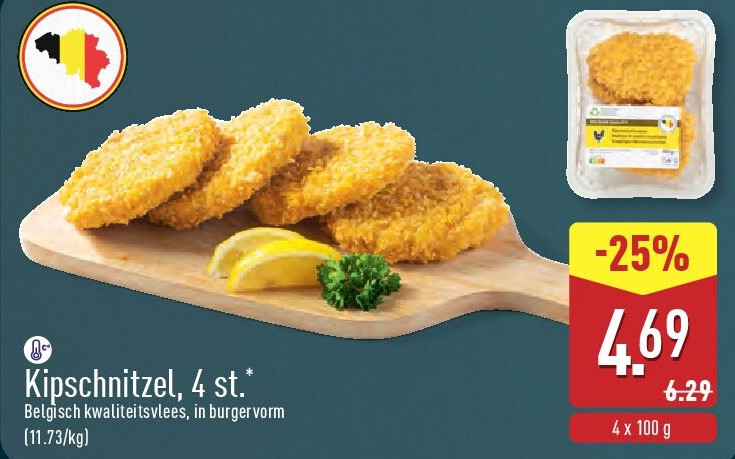 Kipschnitzel, 4st.