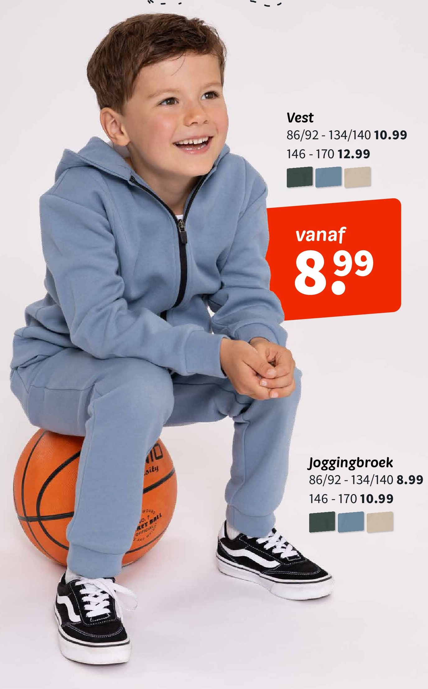 Joggingbroek 86/92 - 134/140