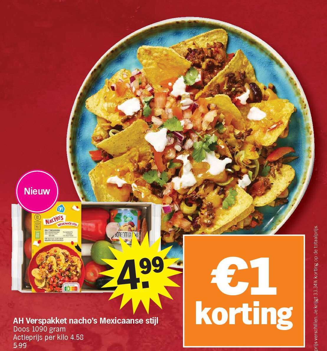 AH Verspakket nacho's Mexicaanse stijl