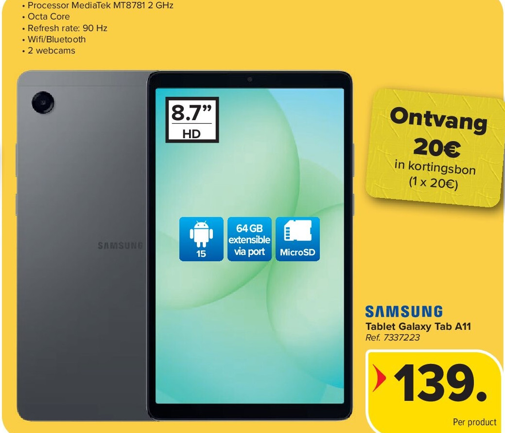 Samsung Tablet Galaxy Tab A11