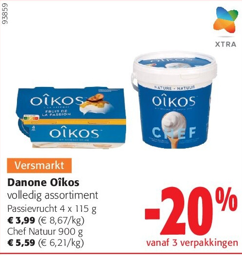Danone Oîkos Passievrucht 4 x 115 g