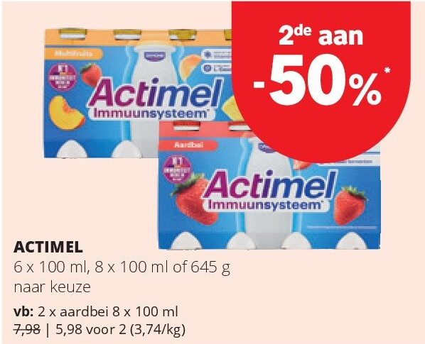 ACTIMEL 6 x 100 ml
