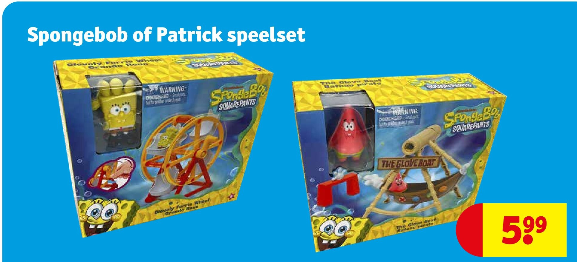 Spongebob of Patrick speelset