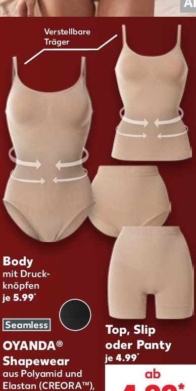 OYANDA® Shapewear Body