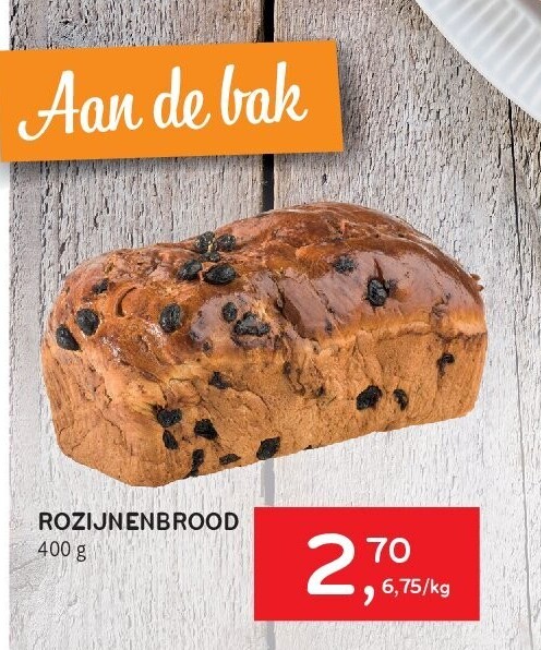 ROZIJNENBROOD 400 g