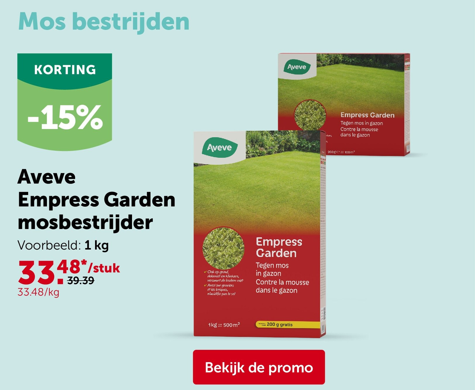 Aveve Empress Garden mosbestrijder